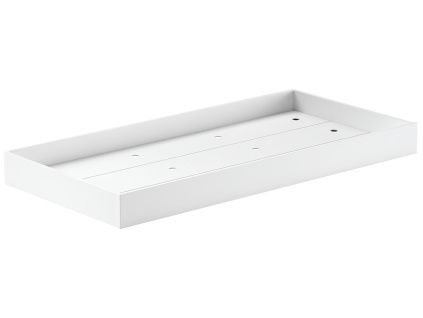 Bílá zásuvka k posteli Vipack Forrest 195 x 94 cm