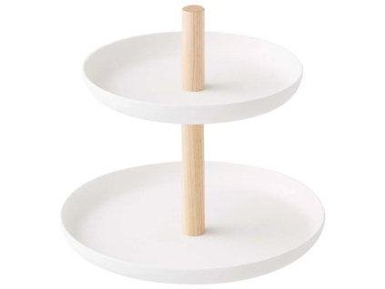 Bílý kovový stojan na šperky Yamazaki Tosca 15 cm