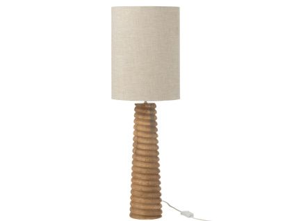 Dřevěná stolní lampa J-line Ailan 85 cm