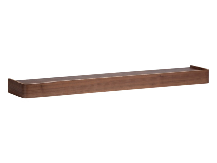 Ořechová nástěnná police DAN-FORM Protopia 120 cm