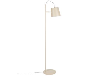 Béžová kovová stojací lampa ZUIVER BUCKLE HEAD 150 cm