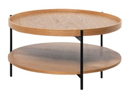 Dubový konferenční stolek Somcasa Dylan 80 cm