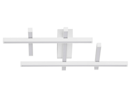 Bílé kovové stropní LED světlo Nova Luce Pace 58 cm