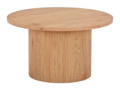 Konferenční stolek Benovia 80 cm s dřevěným dekorem