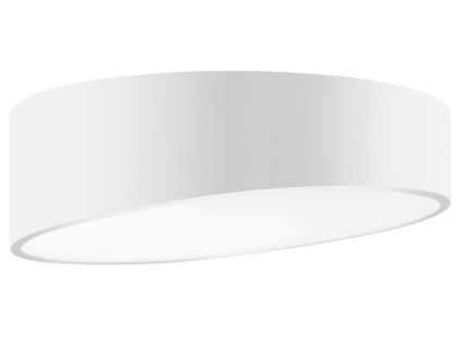Bílé kovové stropní LED světlo Nova Luce Maggio 50 cm
