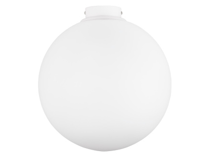 Bílé skleněné stropní světlo Nova Luce Nevoso 30 cm