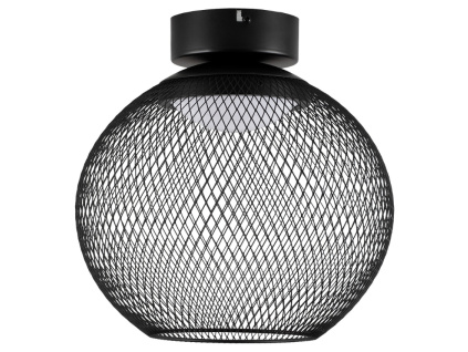 Černé kovové stropní LED světlo Nova Luce Kinetic 30 cm