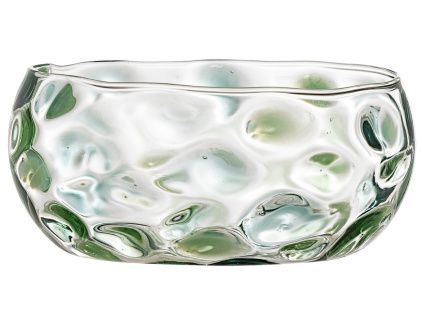 Zelená skleněná miska Bloomingville Rondha 12 cm