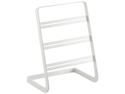 Bílý kovový stojan na šperky Yamazaki Tower 21 cm