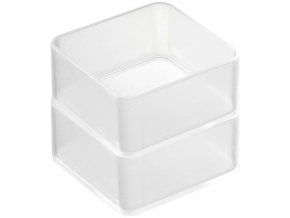 Set dvou plastových organizérů Yamazaki Tower 8 x 8 cm