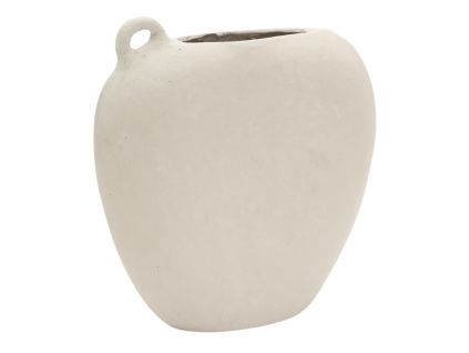 Bílá váza Kave Home Neti 37 cm