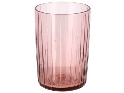 Set čtyř růžových sklenic Kusintha 280 ml