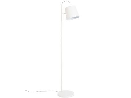 Bílá stojací lampa ZUIVER BUCKLE