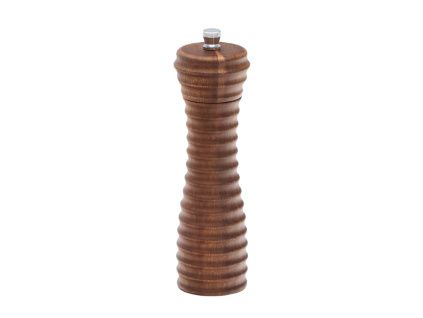 Hnědý dřevěný mlýnek na koření Kave Home Rommu 18,9 cm
