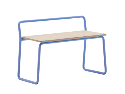 Modrá dětská lavice Kave Home Tinn 75 cm