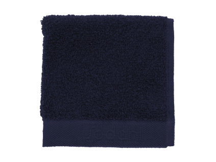 Tmavě modrý bavlněný ručník Comfort 30 x 30 cm