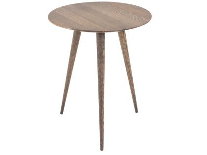 Tmavý dubový odkládací stolek Arp 45 cm