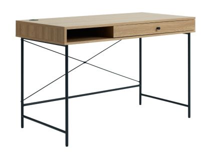 Přírodní pracovní stůl Unique Furniture Pensacola 120 x 60 cm