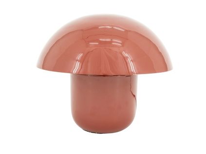Korálově červená stolní lampa Toad