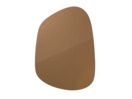 Hnědé závěsné zrcadlo Amber 61 x 45 cm