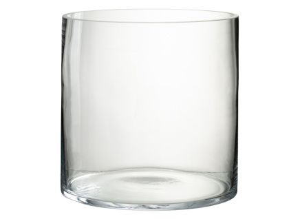 Skleněná váza J-line Mikko 25 cm