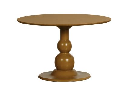 Hnědožlutý dřevěný jídelní stůl Boyle 120 cm