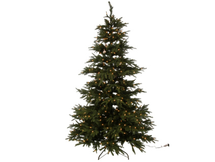 Umělý vánoční strom s LED světlem J-line Arthur 225 cm