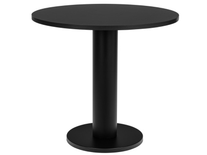 Černý lakovaný bistro stolek Sool 80 cm