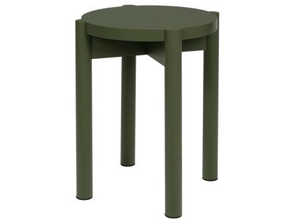 Zelená dřevěná stolička Hopp 45 cm
