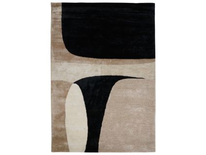 Béžovo-černý koberec Jazz 200 x 300 cm