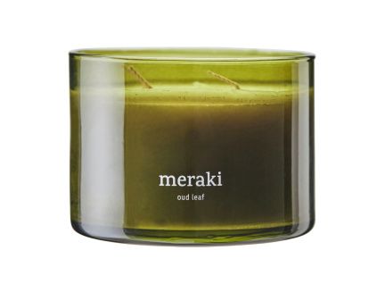 Sójová vonná svíčka Meraki Oud Leaf 340 g