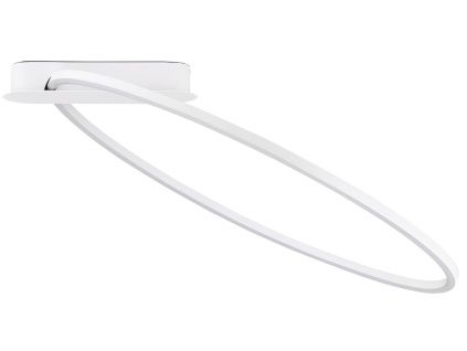 Bílé kovové stropní LED světlo Nova Luce Kiklos 64 cm