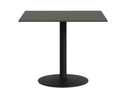 Černý bistro stolek Kave Home Esilda 90 x 90 cm