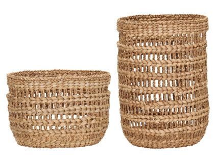 Set dvou dekorativních košů Ramla Ø 35/40 cm