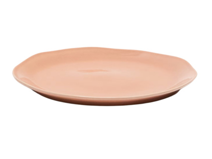 Růžový keramický talíř Kave Home Tiraya 27 cm