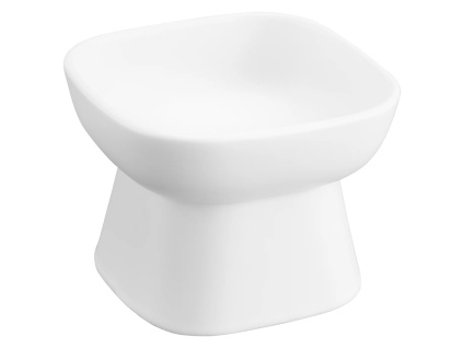 Bílá keramická miska pro psy Yamazaki Tower 8 cm