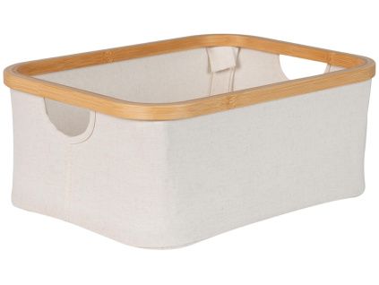 Béžový bavlněný úložný box Quax Stella 38 x 30 cm