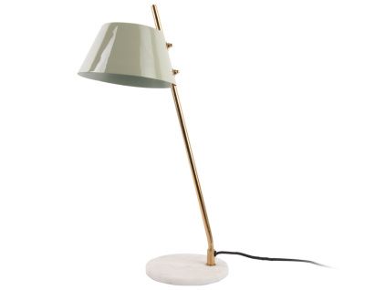 Zelená kovová stolní lampa Savyne