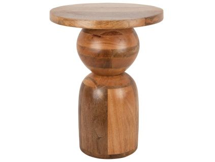 Dřevěný odkládací stolek Daya 35 cm