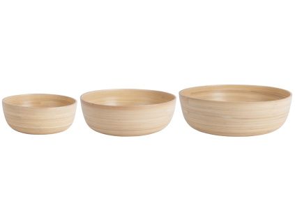 Set tří bambusových misek Pura 20/25/30 cm