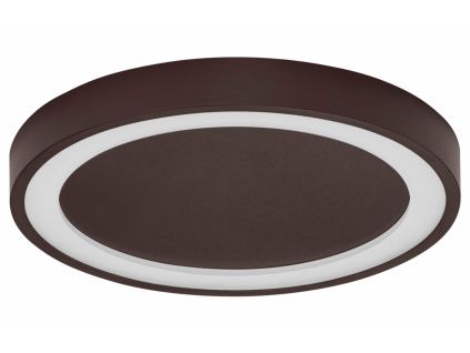 Hnědé kovové stropní LED světlo Nova Luce Nodi 45 cm