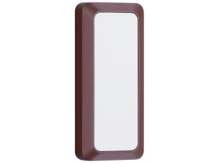 Hnědé kovové venkovní nástěnné LED světlo Nova Luce Appia II.