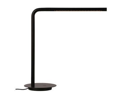 Černá kovová stolní LED lampa Omni