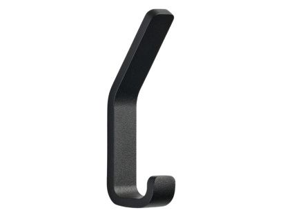 Černý kovový háček Rim 11,5 cm