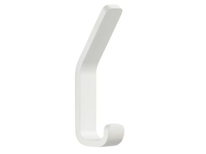 Bílý kovový háček Rim 11,5 cm