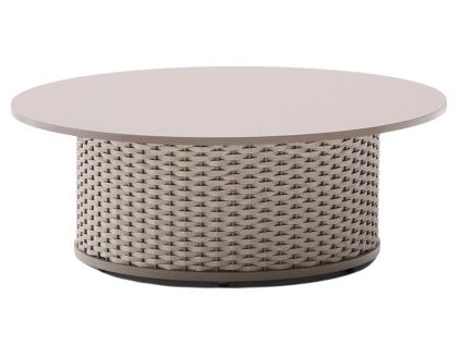 Béžovošedý zahradní konferenční stolek Kave Home Sedalis 99 cm