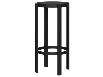 Černá kovová barová židle Doon 75 cm