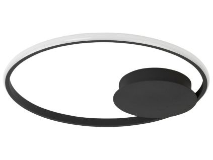 Černé kovové stropní LED světlo Nova Luce Fuline 50 cm