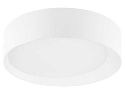 Bílé kovové stropní LED světlo Nova Luce Oby 45 cm