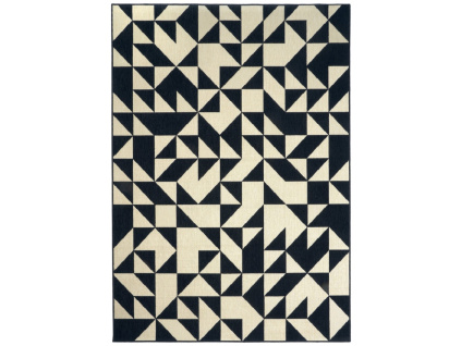 Černobílý koberec Luz 200 x 290 cm